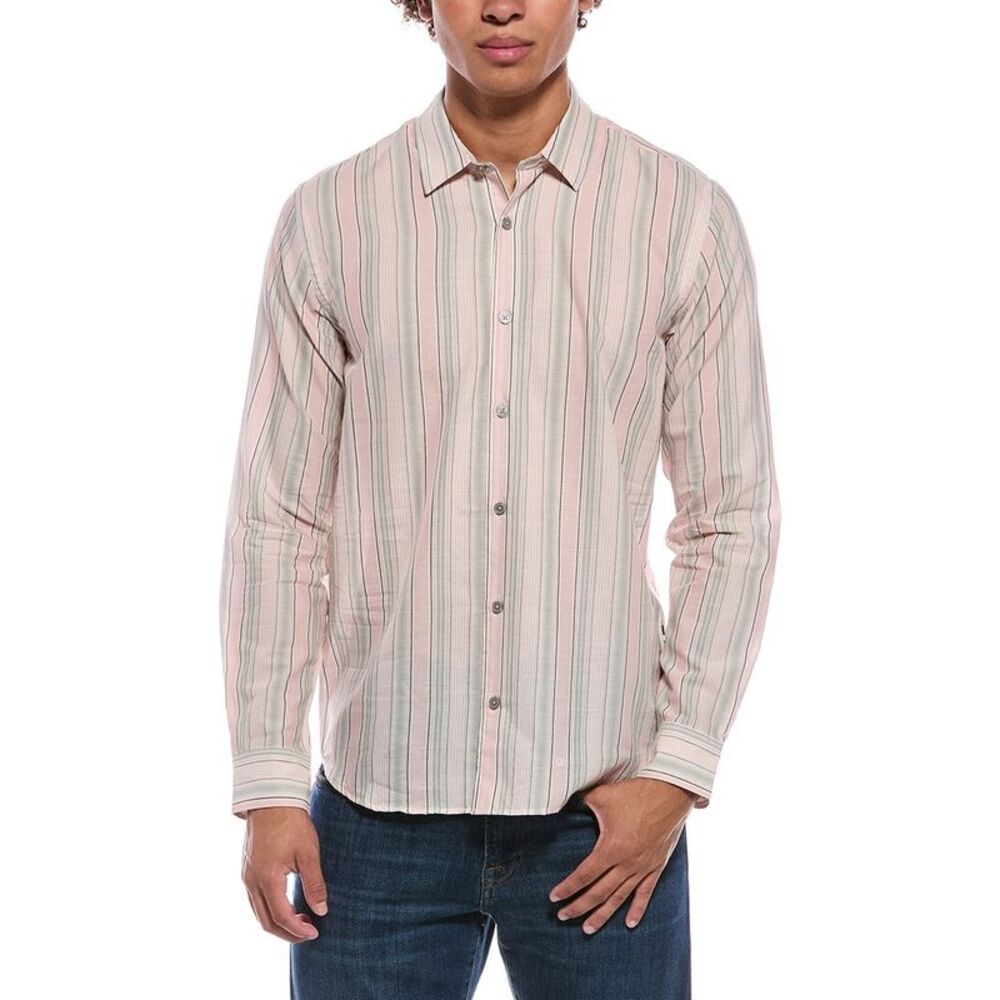 Orlebar Brown Mens Giles Shirt, Pink